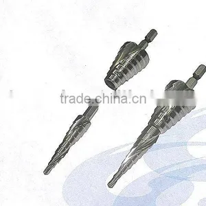 Professional 6.35 Hex-Shank Spiral Type High Speed Steel Step Drill Bit thumbnail-1