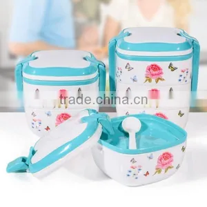 Compartments Promotion Kids Plastic Lunch Box,Lunch Box With Handle,Two Layers Lunch Box/custom High Quality Plastic Lunch Box thumbnail-2