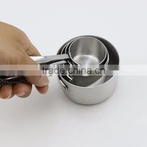 4pcs Stainless Steel High Quality Measuring Cups Set thumbnail-5