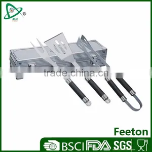 3pcs Stainless Steel Bbq Accessories With Soft TPR Coating Handle thumbnail-1