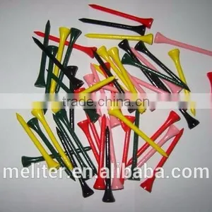 Plastic/ Wood With Logo Golf Tees thumbnail-1