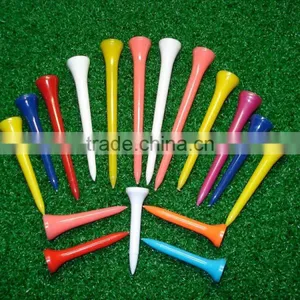Colorful 7 cm Wooden Golf Tee Printing Logo Golf Tee thumbnail-1
