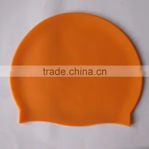 Adult Customized Logo Swimming Pool Silicone Latex Swim Cap thumbnail-3