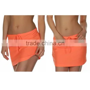 Womens Summer Beach Bikini Cover Wrap Up Leopard Swimwear Mini Sarong Skirt thumbnail-5