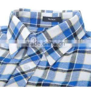 Cotton Flannel Shirt for Man Brushed Flannel Checks Shirts thumbnail-1