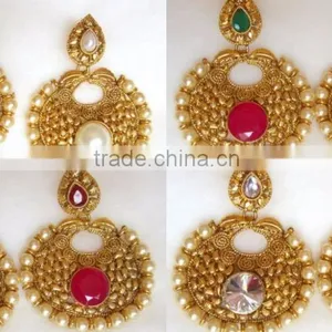 Gold Plated DANGLER Earrings thumbnail-1