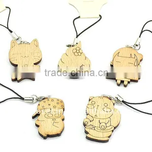 Fashion Wood Animal Mobile Accessories, Lovely Charm Accessories for Mobile Phone, Cell Phone thumbnail-1