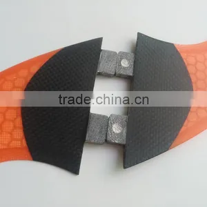 Surf Board Fins FCS Oranged Carbon Fin Surfing Quilhas G5/G7 Size thumbnail-3