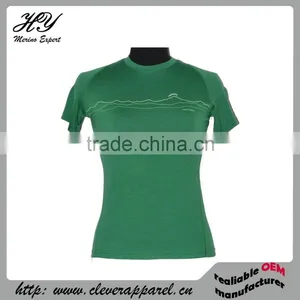 Easy Dry 52001 Thin Merino Wool Women T-shirt thumbnail-1