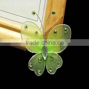 Wholesale Custom Acrylic Rhinestoned Butterflies Fridge Magnet thumbnail-5