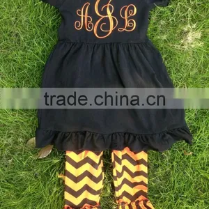 Baby Girls Halloween Outfits Kids Pumpkin Outfits Halloween Boutique Outfits Girls Halloween Sets Girls Halloween Pants Sets thumbnail-2
