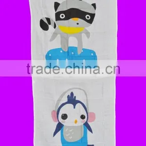 100% Cotton Double Weave Gauze Muslin Baby Diapers (Bleached, Unbleached, Dyed & Printed) thumbnail-3
