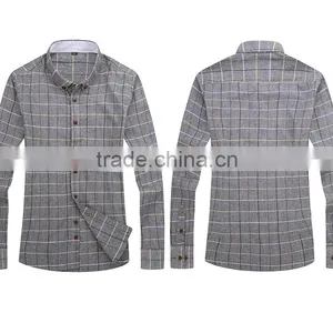 Business Casual Plaid Shirt Wash-and-wear Cotton of Cultivate One's Morality Men Long Sleeve Shirt Male Tide thumbnail-4
