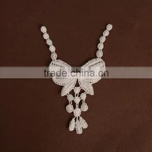 Fake Embroidery Chemical Lace Collar thumbnail-1