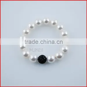 Imitation Pearl Bracelet Shamballa thumbnail-1