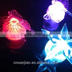 Flashing Acrylic Night Light Beautiful Crystal Room Decoration thumbnail-3