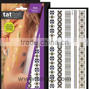 Adult Flash Temporary Tattoo Metallic Flash Tattoo thumbnail-1