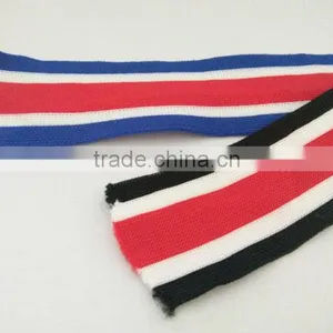 Hot Sale Three Colors Strip Ribbon Colorful Knitted Nylon Band thumbnail-4