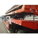 Hauler Truck Low Platform Semi Trailer , 3 Axle Truck Trailer Low Bed For Road Transportation thumbnail-1