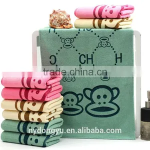 Top Quality Microfiber Towel/ Yxg Monkey Rabbit Animal Printed Bath Towels 70x140cm/ Fancy Owels thumbnail-1