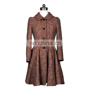 2014 European Fashion Winter Long Coats For Women thumbnail-1
