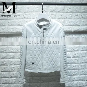 2017 Latest Designs Lady Casual Leather Jacket Wholesale Fashion Jackets for Women thumbnail-2
