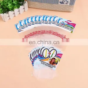 Customized Logo Printed Clear OPP Plastic Packing Bags Self Adhesive Drinking Straw Bag With Custom Printing thumbnail-1