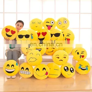 2016 New Product pp Custom Whatsapp Emoji Pillow Cute Smiley Face Soft Toys Poop Plush Emoji Pillow thumbnail-2