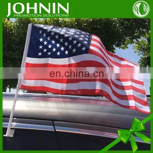 Wholesale Good Quality Cheap Price Promotional America Car Flag thumbnail-1