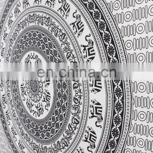 Indian Mandala Hippie Wall Hanging, Indian Bohemian Tapestry, Gypsy Bed Cover, Wall Hanging,Queen Bed Sheet thumbnail-2