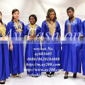 Guangzhou Women Garment Factory African Bazin Embroidery Design Dress thumbnail-5