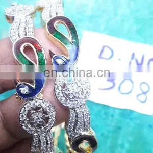 cz Bangle Bracelets Manufacturer Exporter, CZ Bracelets Bangle Supplier,Indian Fashion Cz Bracelet Banglemanufacturer thumbnail-1