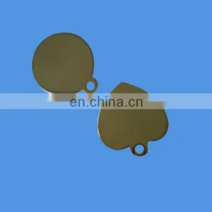 Glod/silver Plated Blank Dog Tag thumbnail-1