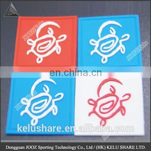 Custom 3d Rubber Silicone Patch Fashion Garment Logo Turtle Logo Rubber Shoes Logo thumbnail-4