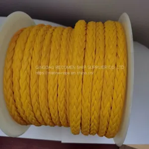 Recomen Supply Good Quality UHMWPE Core and Polyester Cover Boat Moring Ropes 34mm Sailing Rope thumbnail-2