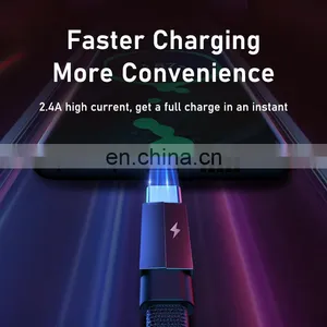 Remax 2.1A Aluminum Alloy 1M 2M Mobile Data Micro Cable Usb Type c to Usb Cable For Lightning to Usb Cable Mfi thumbnail-2