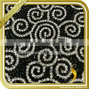 Fashionable Crystal Rhinestone Mesh Trimming Sheet Hotfix for Garment Accessories FRM-192 Supplier's Choice thumbnail-1