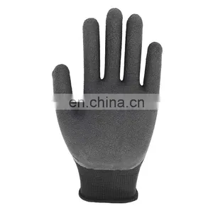 Red Polyester Latex Foam Coated Gloves For Agriculture thumbnail-5