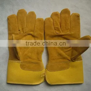 AB Grade Cow Split Leather Working Gloves, Winter Safety Gloves With CE Standard thumbnail-2
