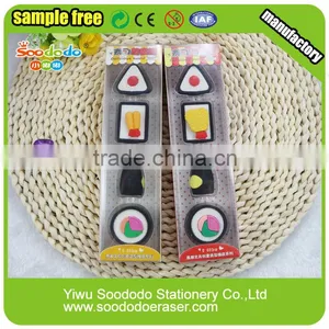 Cool Rubber Eraser Stationery Items for Schools Children thumbnail-1