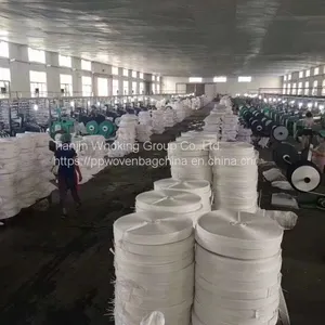 100% Waterproof Virgin Polypropylene 1000kg Lifting Sling Handle Big Bulk Container Bag for Gravel,Sand,cement,grain thumbnail-5