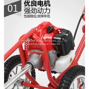 Grass Cutting Cutter Hand-Push Gasoline Brush Cutter Lawn Mower String Trimmer thumbnail-5