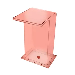 SPA Equipment Transparent RGB Led Light Water Curtain Swimming Pool Acrylic Fountains Jet Waterfall thumbnail-6