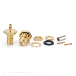 for RG718 RG316 Cable Sma Female Waterproof Communication Antenna 1.5mm/1.13mm SMA-KY Connector RF Adapter thumbnail-1
