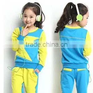 Children Sports Wear Plain T-Shirt and Sport Pants / Wholesale Clothing Made in China Jiangxi Nanchang Factory thumbnail-5