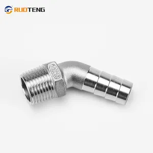 [RUOTENG] Sanitary Stainless Steel Pipe Light Single 2PC Pin Clamp 1/2