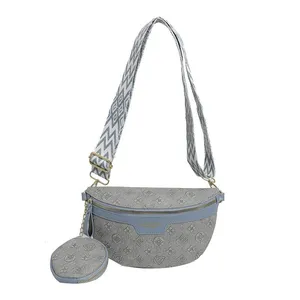 New Korean Style Crossbody Chest Bag for Women High-End Summer Versatile Shoulder Bag With Polyester PU Lining Wholesale thumbnail-3