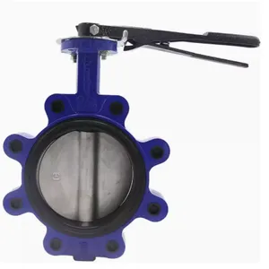 DIN3354 Design 10 Inch PVC Butterfly Valve thumbnail-3