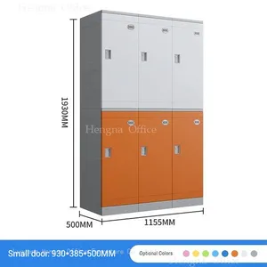 Classic Series Curved Door ABS Lockers: Screwless Design & Nylon Hinge Innovation for Aesthetic & Durable Storage thumbnail-1