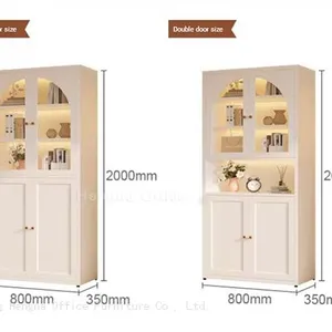 Luxury Commercial Jewelry Display Case Perfume Showcase With Glass Doors for Retail Shop and Hotel Lobby thumbnail-3